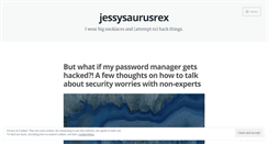 Desktop Screenshot of jessysaurusrex.com